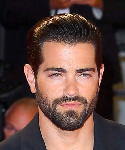 Jesse Metcalfe Short Straight   Black - side on view