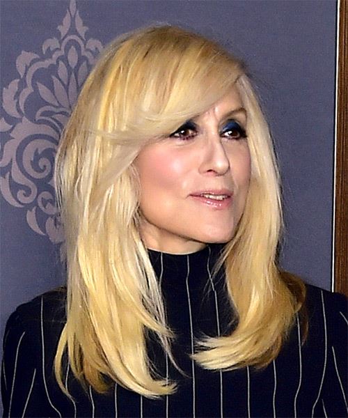 Judith Light Long Straight    Blonde - side on view
