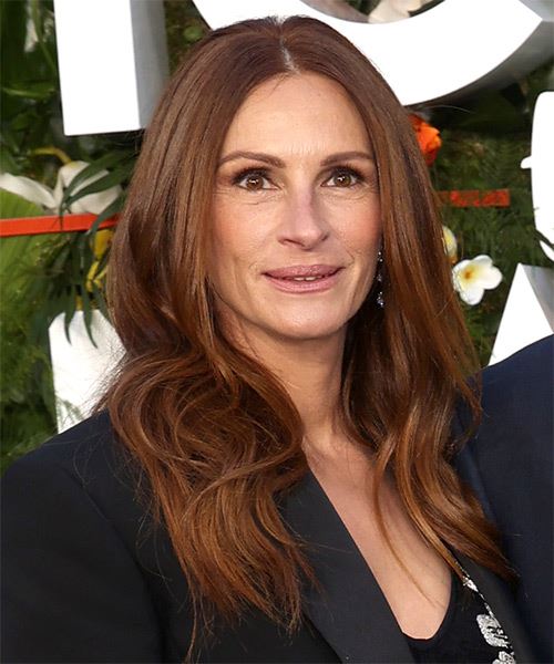 Julia Roberts Long Red Waves - side on view