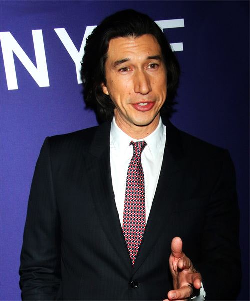 Adam Driver Medium-Length Hairstyle - side on view