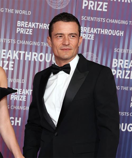 Orlando Bloom Short Haircut - side on view