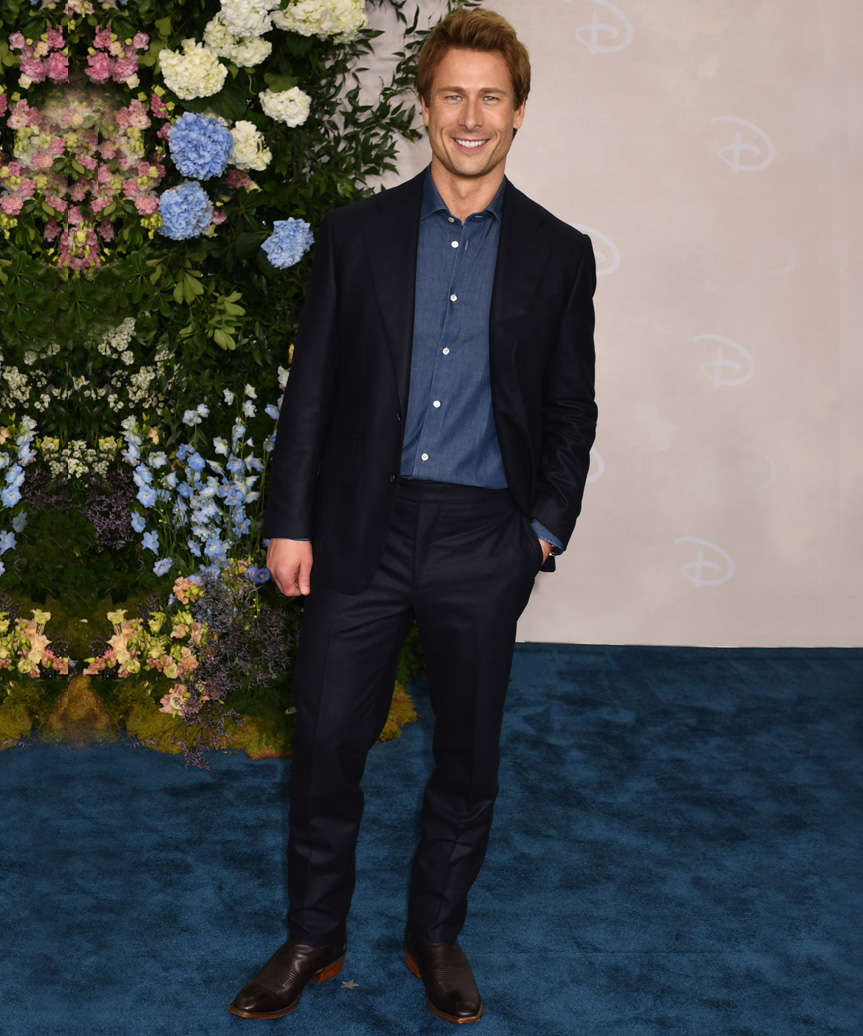 Glen Powell Short Hairstyle - view from the side