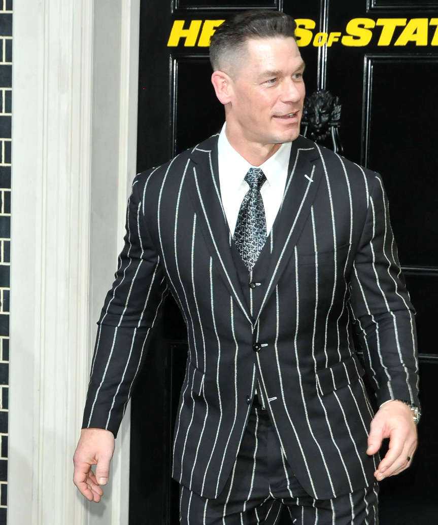 John Cena Short Hairstyle - view from the side