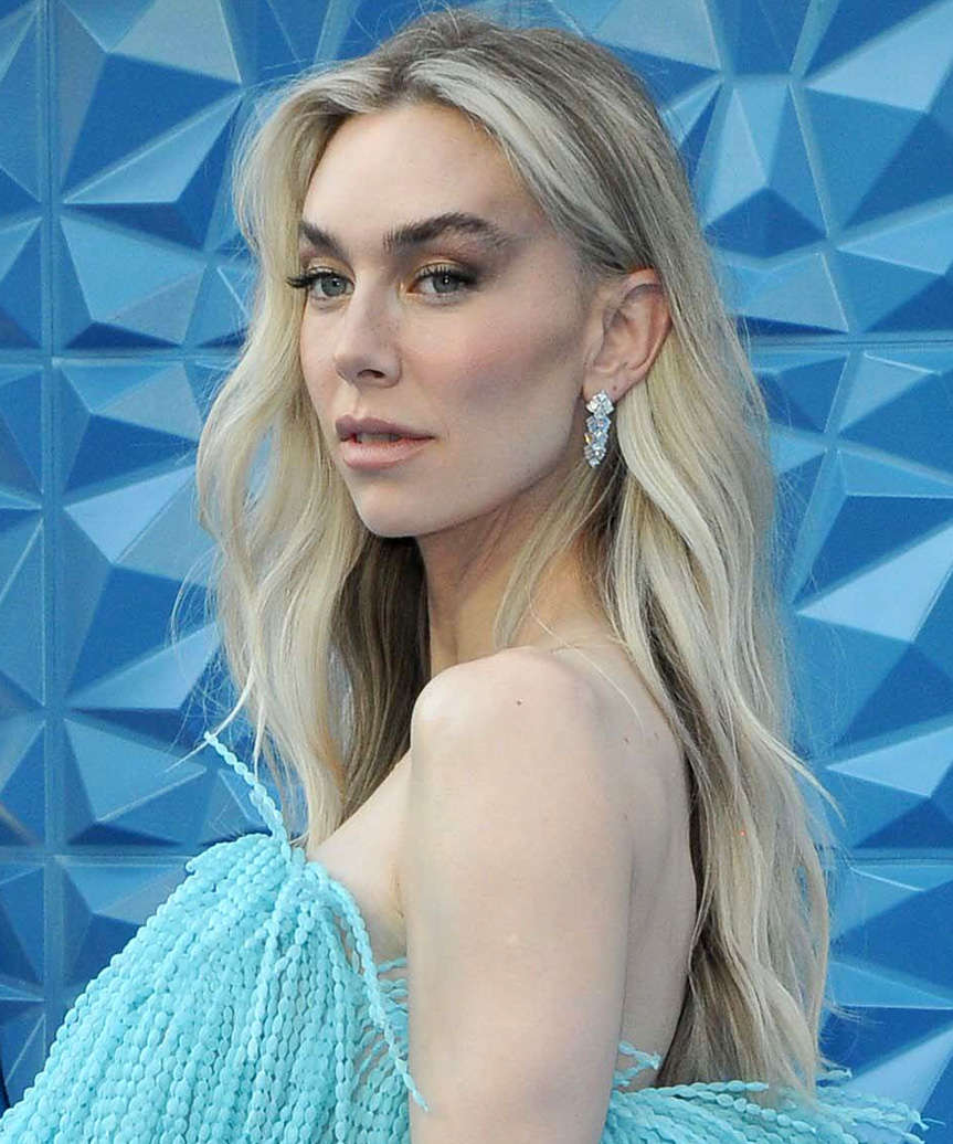 Vanessa Kirby Long Hairstyle With Curls - view from the side