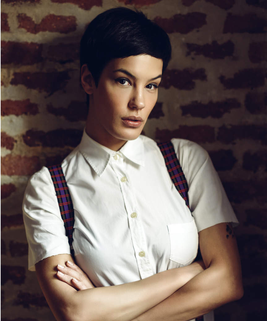 Pixie Hair Cut With Gentle Wispy Layers - view from the side