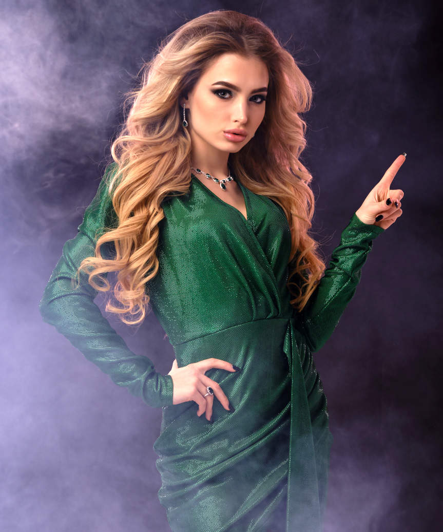 Very Long Hairstyle With Volume And Curls - view from the side