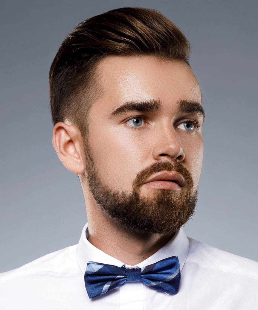 Short And Trendy Hairstyle For Men - view from the side