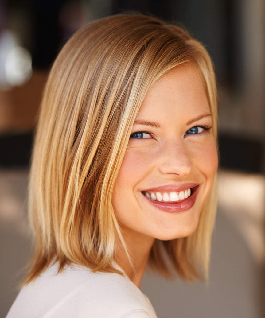 Classic Medium-Length Bob Haircut To Suit All Occasions - view from the side