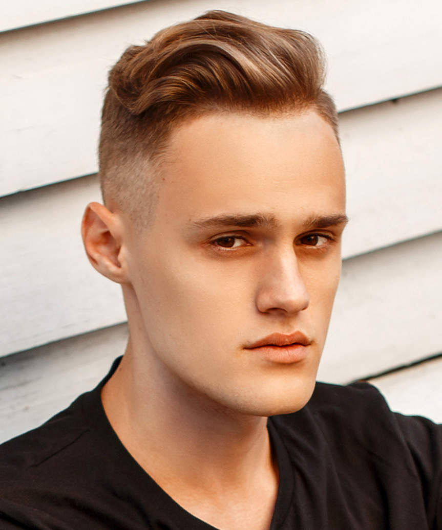 Short Hairstyle For Men - view from the side