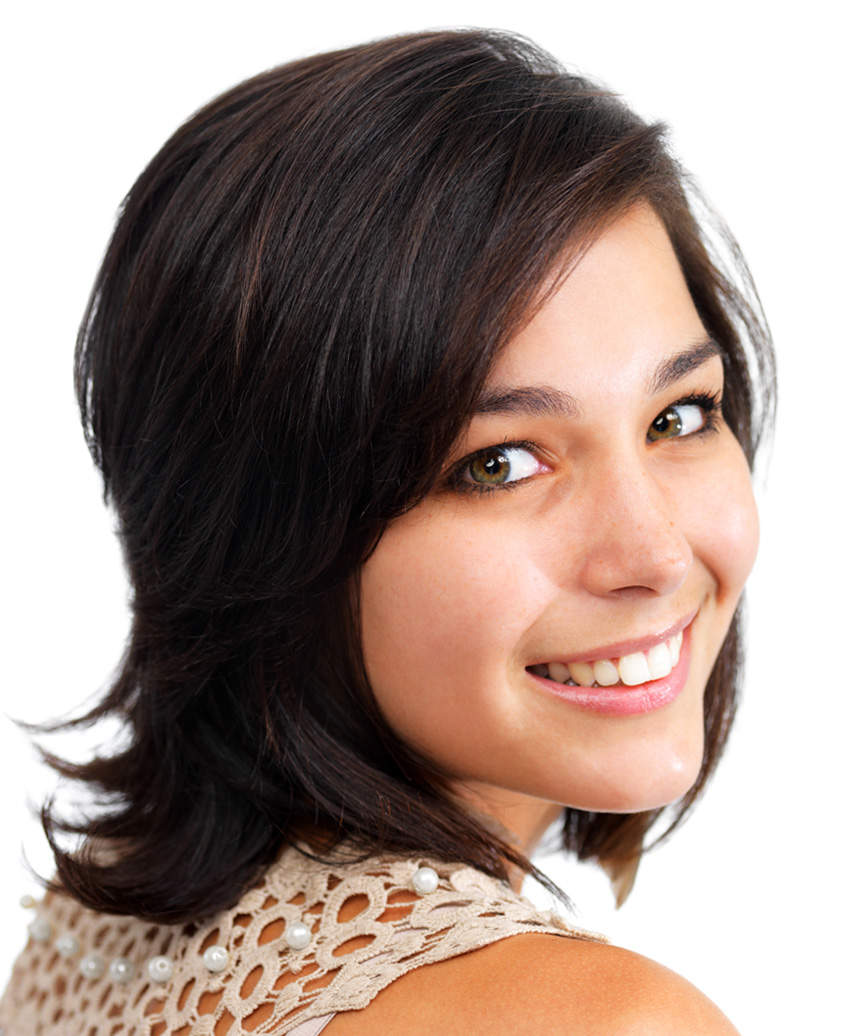 Fun Face-framing Shoulder‑Length Bob Haircut - view from the side