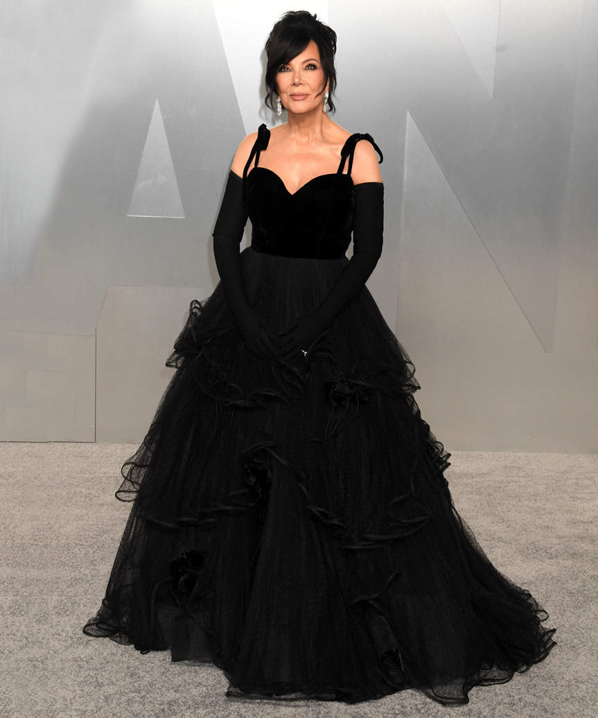 Kris Jenner Updo - view from the side