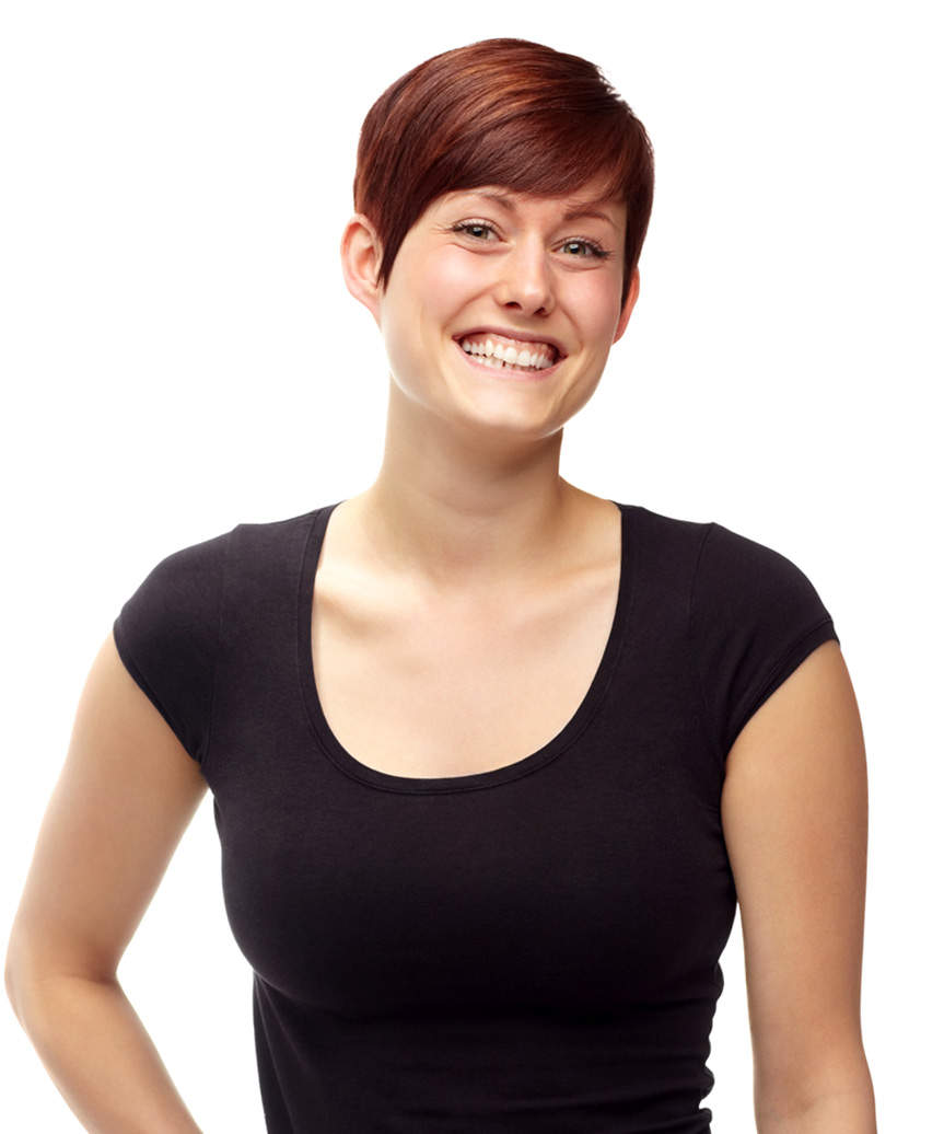 Chic Asymmetrical Pixie Cut With Side-swept bangs - view from the side