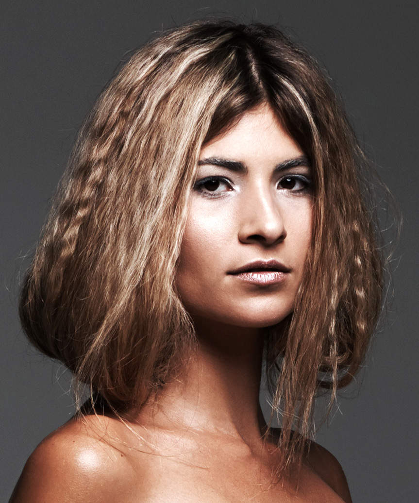 Medium-Length Hairstyle - view from the side