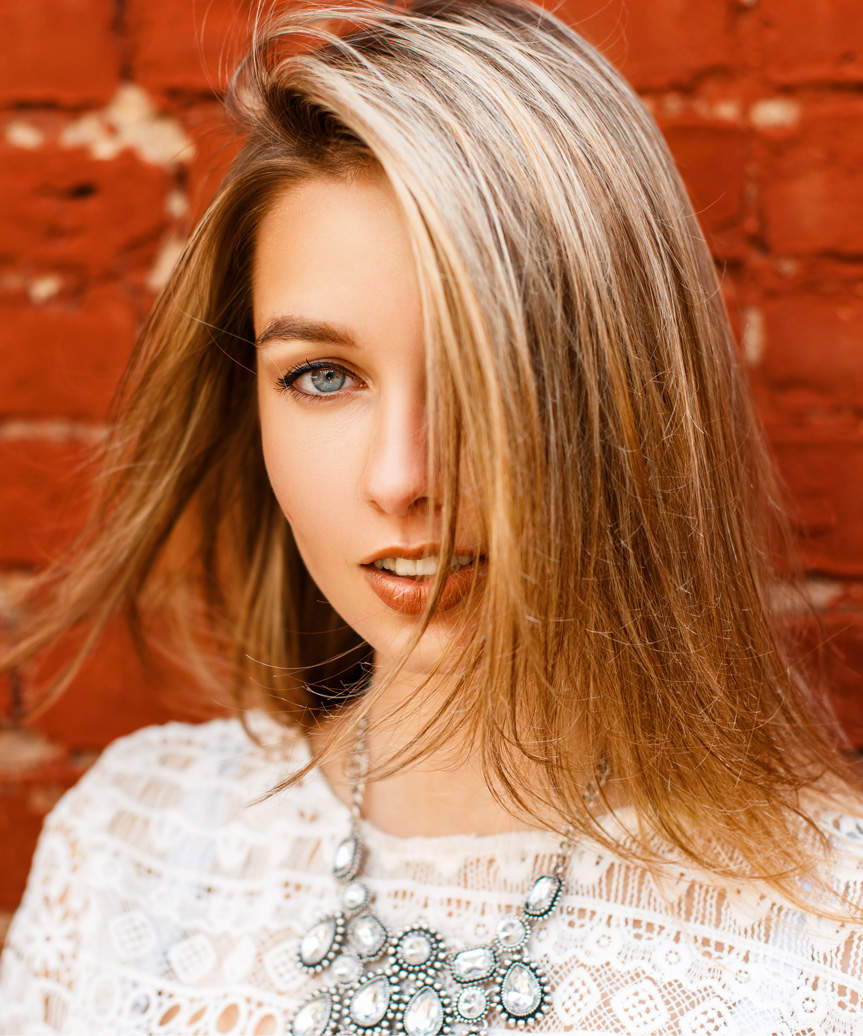 Sleek And Casual Medium-Length Hairstyle - view from the side