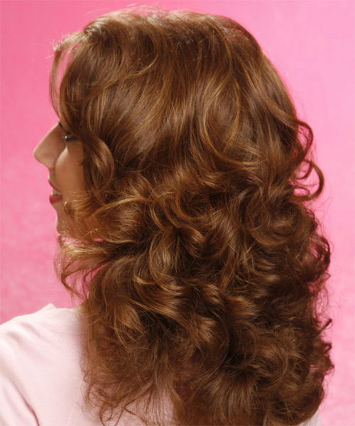  Natural Hairstyle With Bouncy Curls And Volume - side on view