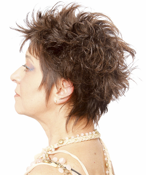  Textured Hairstyle With Uniform Layers And Body - side on view