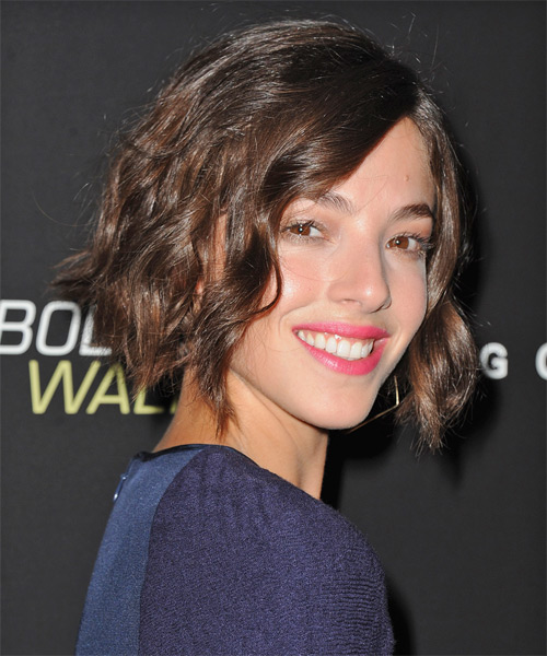 chin length wavy bob