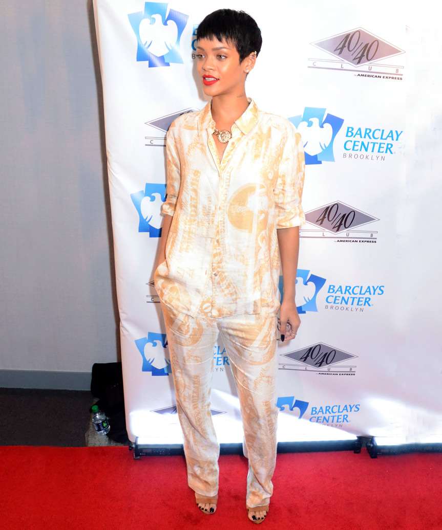 rihanna new pixie cut