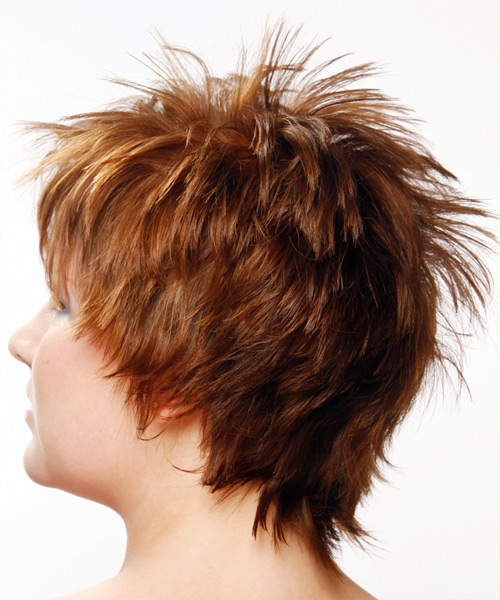  Textured Hairstyle With Height And Volume - side on view