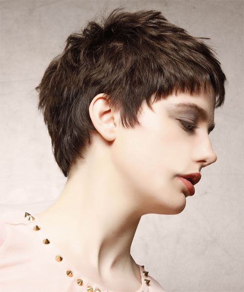  Tapered And Messy Textured Hairstyle - side on view