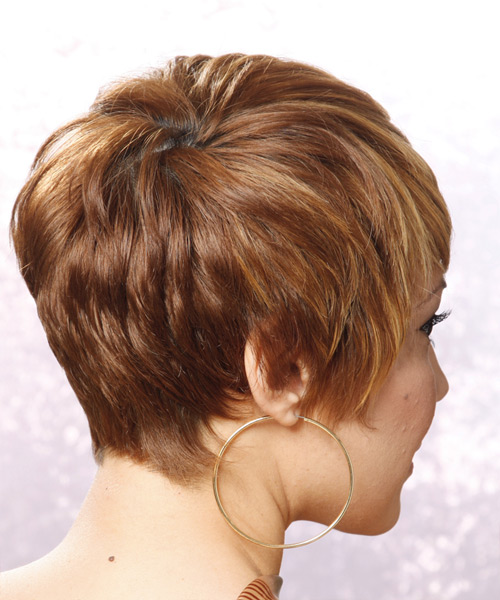  Short Straight     Hairstyle   - Side View