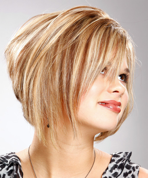 Straight    Blonde and Light Blonde Two-Tone - side view