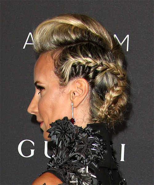 Victoria Hervey Wavy   Light Blonde - side view