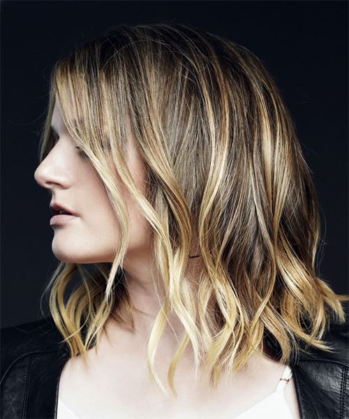 Mid-length Ombre Bob Haircut With Gentle Curls
