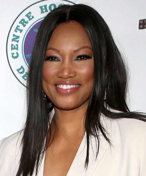 Garcelle Beauvais Long Straight   Black - side view