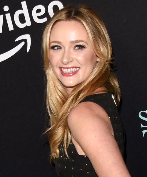 Greer Grammer Blonde Casual Hairstyle - side view
