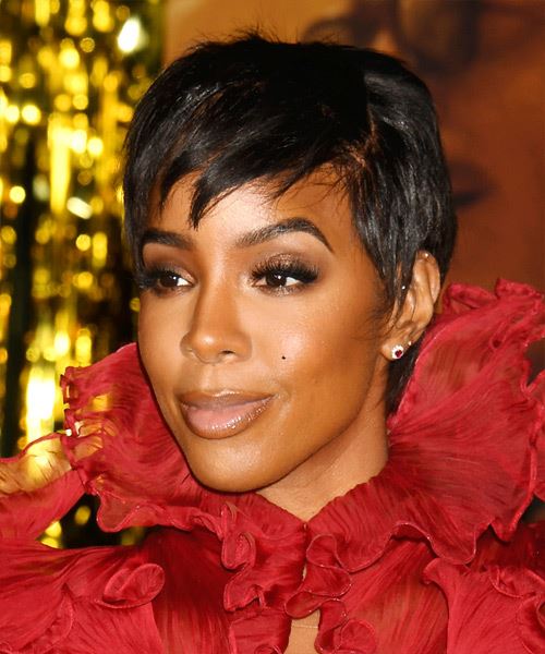Kelly Rowland Pixie Haircut - side view