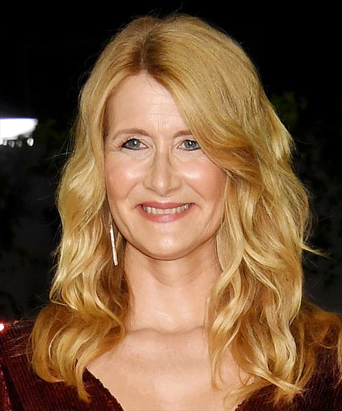 Laura Dern Long Hairstyle With Waves - side view
