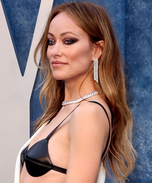 Olivia Wilde Long Hairstyle With Waves - side view