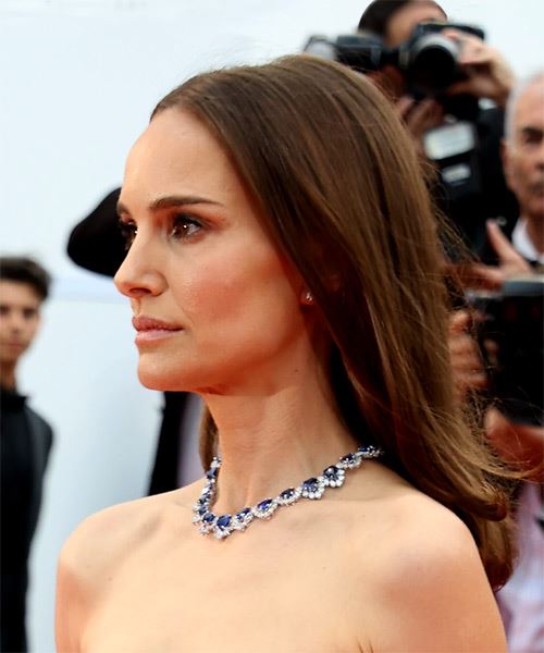 Natalie Portman Hairstyle From Cannes Film Festival 2023 - side view