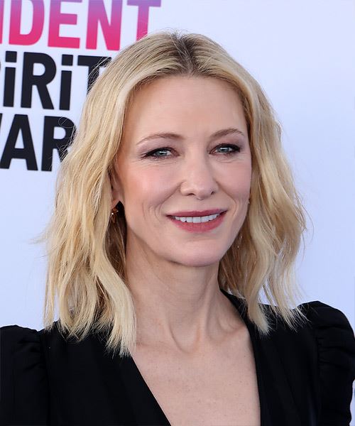 Cate Blanchett Shoulder-Length Hairstyle - side view