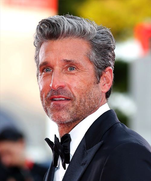 Patrick Dempsey Short Grey Hairstyle - side view