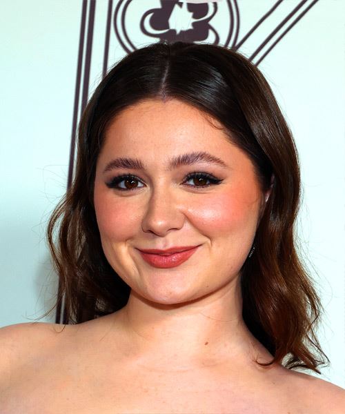 Emma Kenney Hairstyle With Soft Waves - side view