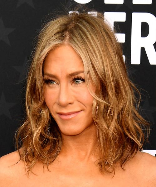 Jennifer Aniston Medium-Length Hairstyle With Volume - side view