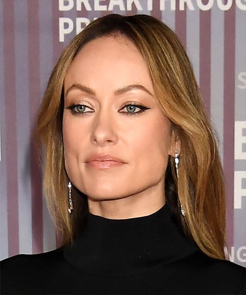 Olivia Wilde Long Hairstyle With Subtle Waves - side view