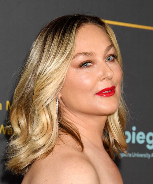 Elisabeth Rohm Blonde Face-Framing Hairstyle - side view
