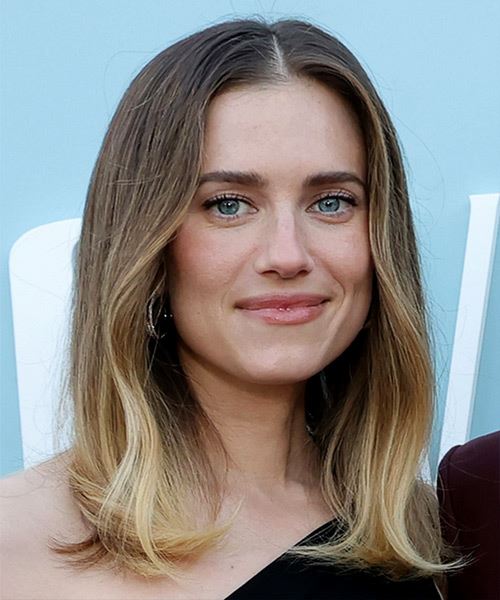 Allison Williams Two-Tone Hairstyle - side view