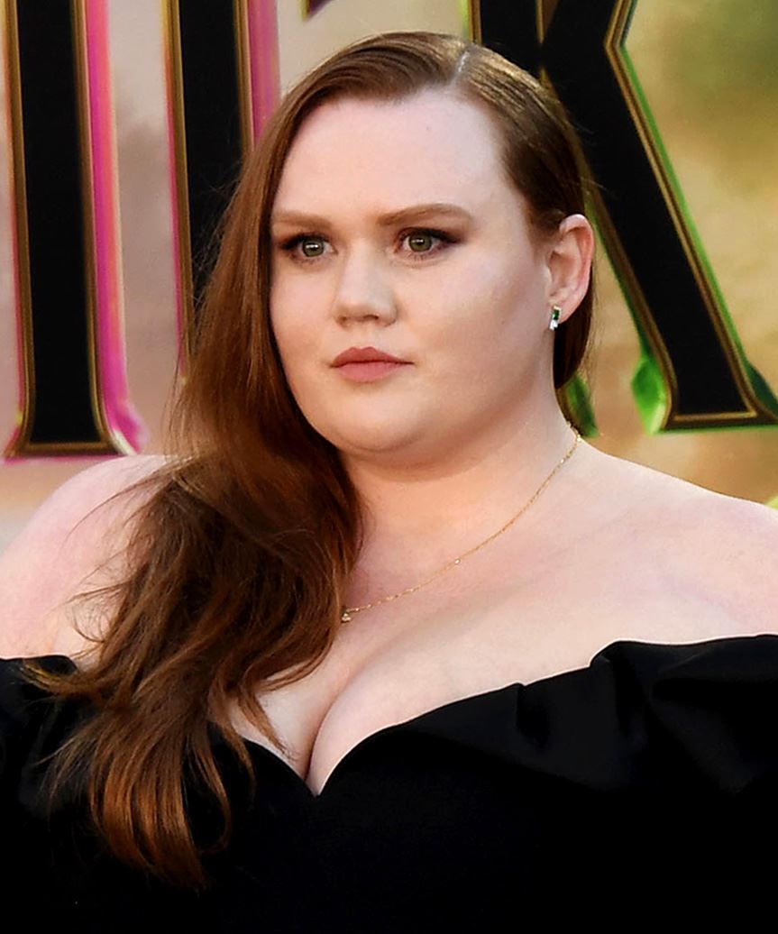 Bronwyn James Long Slicked-Back Hairstyle - side view