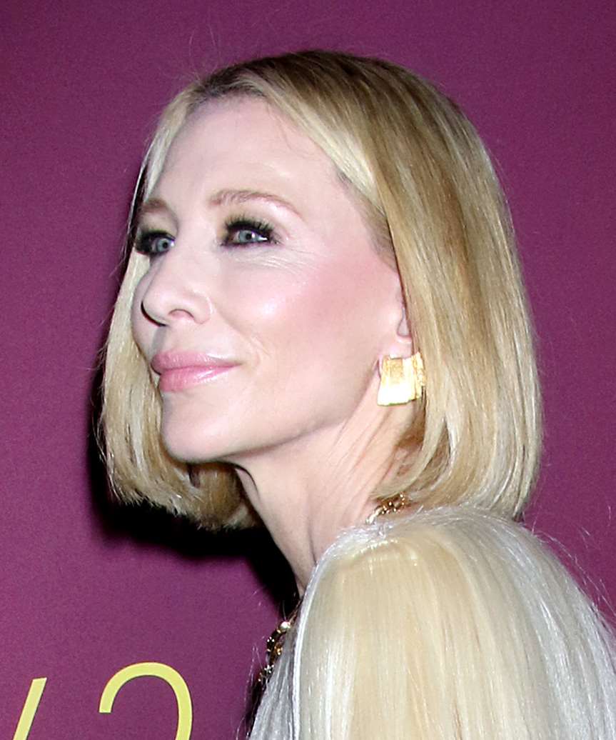 Cate Blanchett Sophisticated Bob Haircut - side view