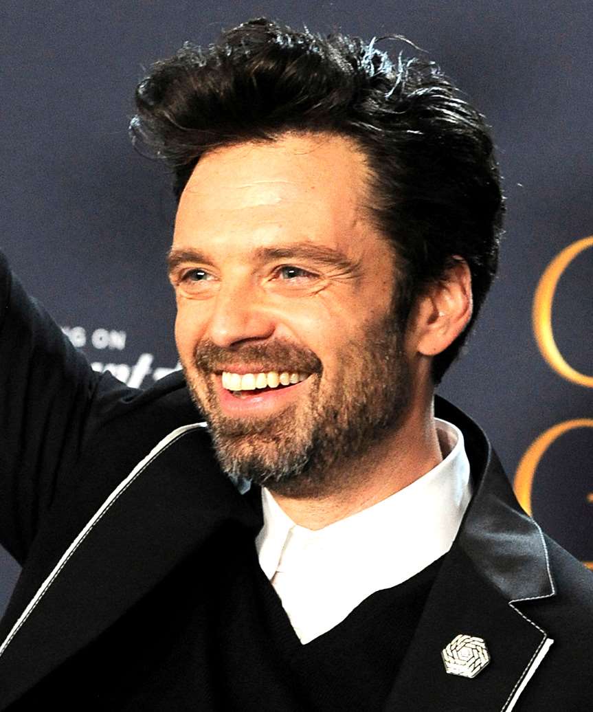 Sebastian Stan Short Hairstyle - Golden Globe Awards 2025 - side view