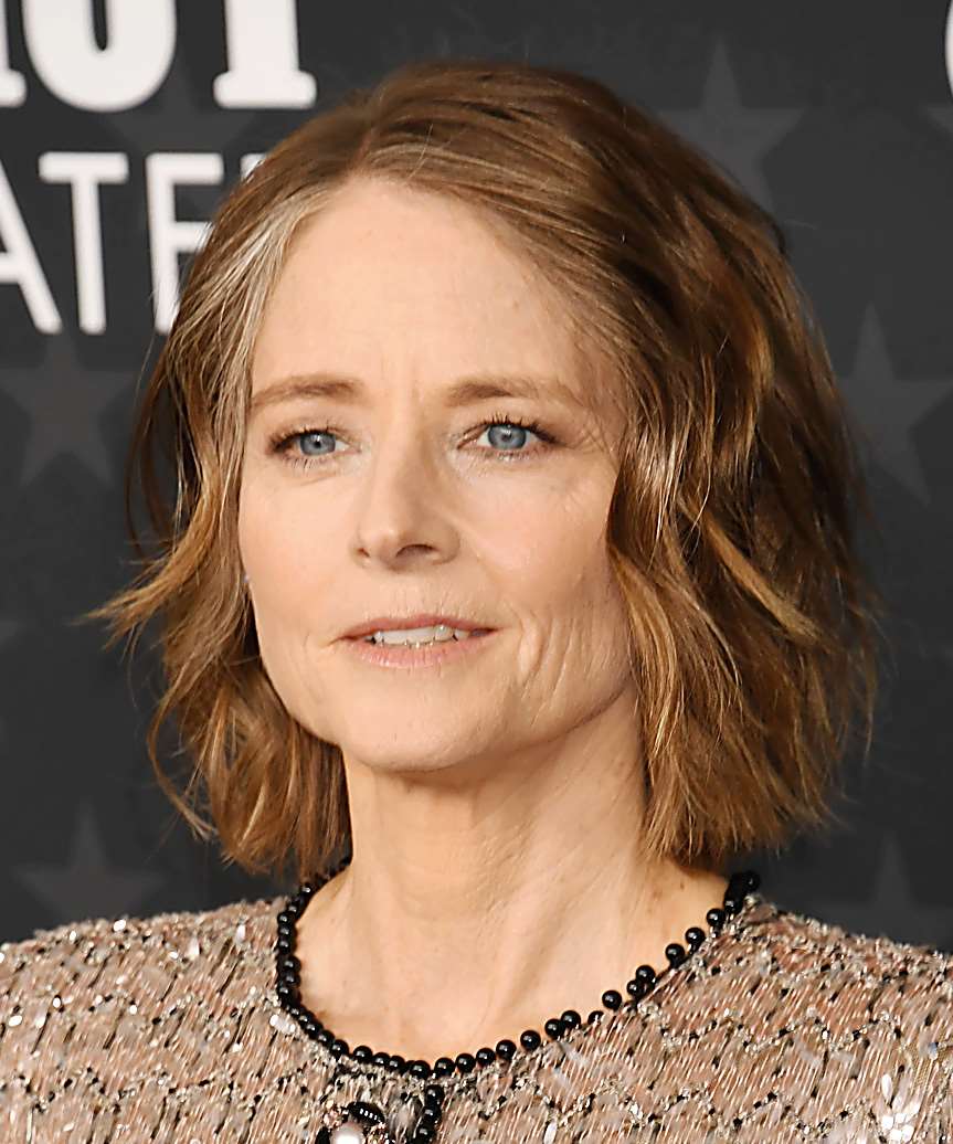 Jodie Foster Long Bob Haircut - side view