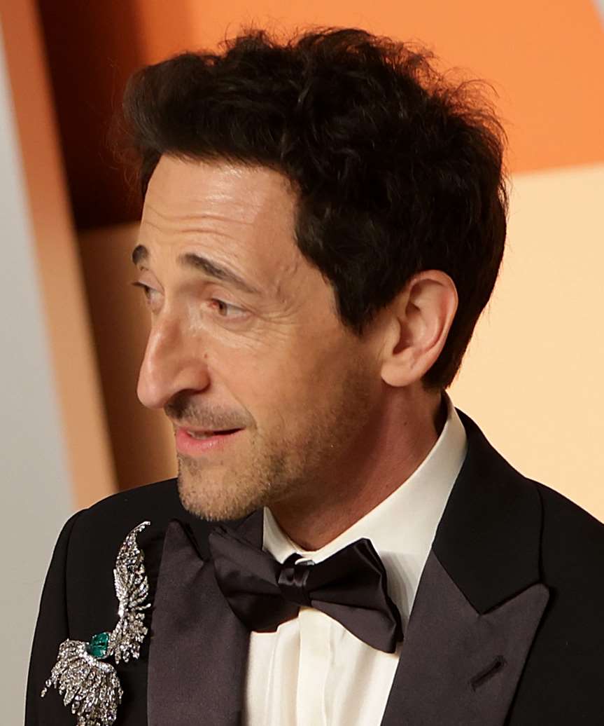 Adrien Brody Hairstyle - 2025 Academy Awards - side view