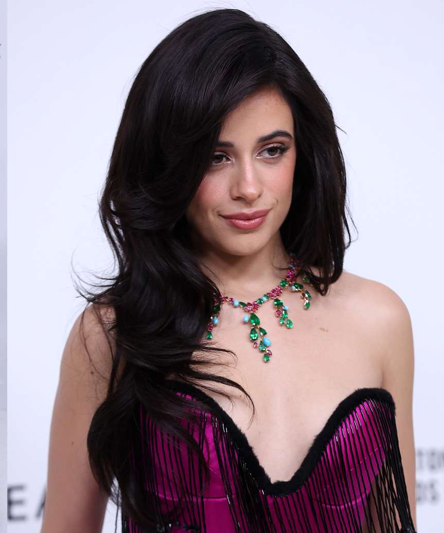 Camila Cabello Goth Glam Hairstyle - side view