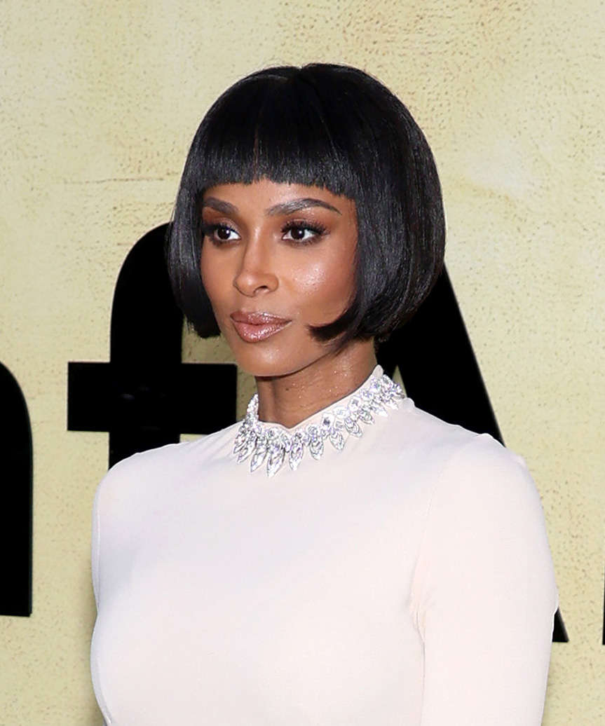 Ciara Short Blunt Cut Bob - side view