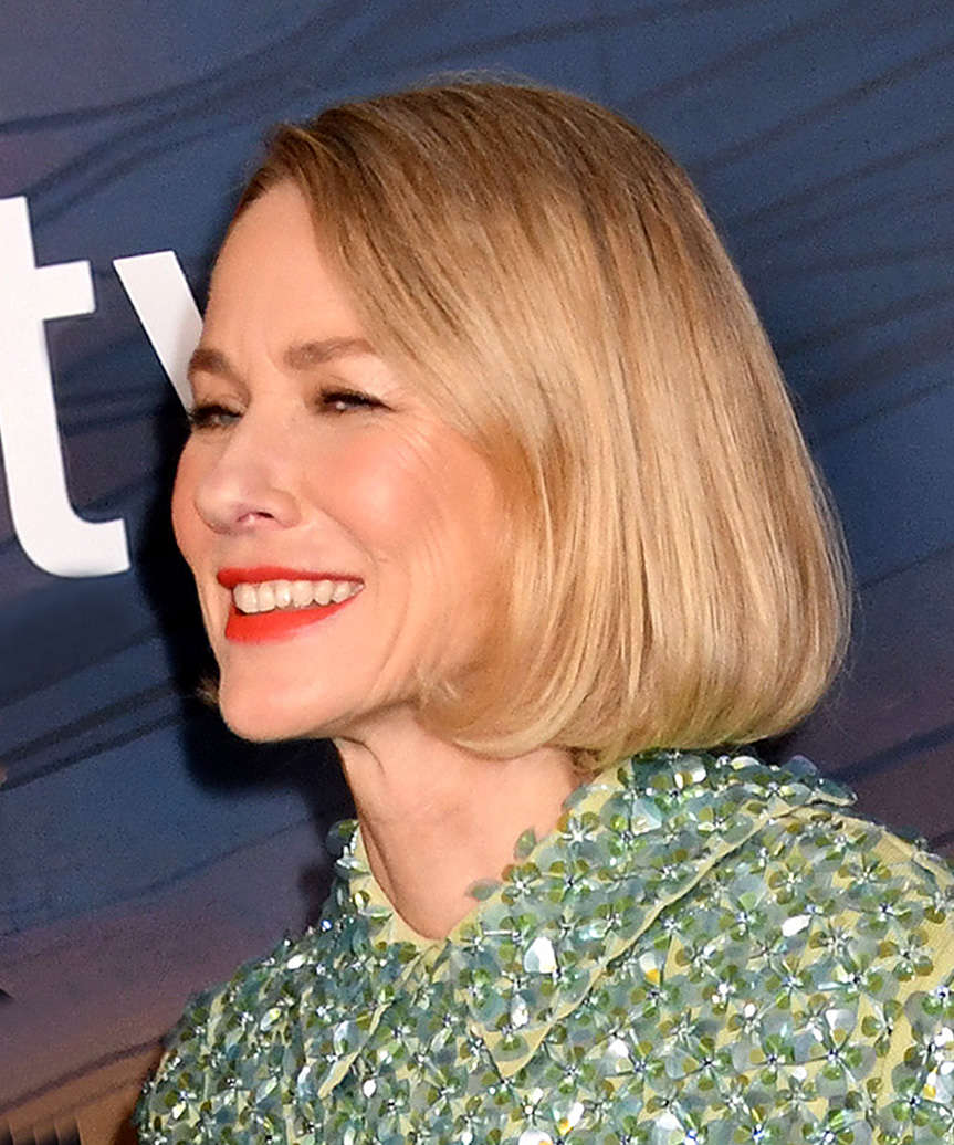 Naomi Watts Bob Haircut With Gentle Flicks - side view