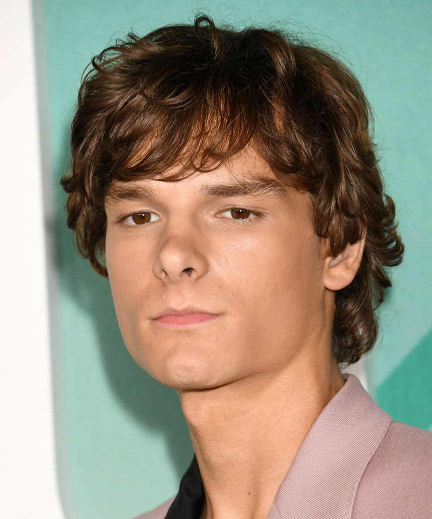 Mason Thames Hairstyle With Natural Waves - side view